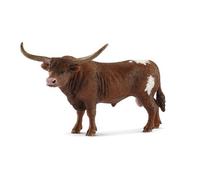 5 Pack - Brown & White Texas Longhorn Bull, Ages 3 & Up - 13866