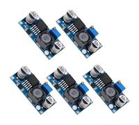 5 Pack Buck Converter DC to DC Voltage Regulator Module, Adjustable High Efficiency Step Down Power Supply 3V-40V Input to 1.25V-35V Output, 3A Max Current for DIY Electronic Projects