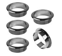 5 Pack Cable Grommets,25mm (1 Inch) Black ABS Desk Cable Hole Covers,Wire Organiser for Office Desktops