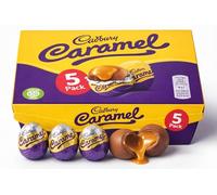 5 Pack Cadbury Easter Caramel Creme Egg Milk Chocolate Filled With Creamy Filling Chocolate, Cadburys Creme Eggs Caramel Eggs Easter Egg Hunt, Kids Easter Eggs Creme Egg 5 x 32g