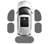 5 Pack Car Side Window Sunshades, for Genesis GV70 Electric 2021-2023 2024 Car Sun Mesh Blind Rear Window UV Protector Sun Shade for Baby Kids Pets,Side Window Sunshades