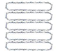 5 Pack Chainsaw Chains, 14 Inch 35cm, 50 Drive Links, 0.050" 1.3mm Gauge, 3/8" Pitch, Compatible with Stihl, Bosch, Dolmar 14in Gas & Electric Chainsaw Cutting Parts