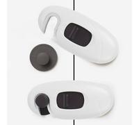 5 Pack Child Proof Refrigerator Lock, Child Safety Cupboard Locks Baby Proofing Freezer Door Lock for Appliances, Wardrobes, Refrigerator and Oven No Drilling Required 3M Adhesive