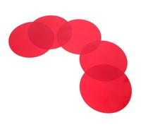 5 Pack Colored Transparency Sheets for LED Lights Only | PET Plastic, Smooth High-transparency Finish, Reduces Glare and Shifts Color Temperature for Theatre Classrooms