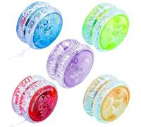 5 Pack Colorful Yoyo Set for Kids, Beginner-Friendly Responsive Yo-Yo Toys, Perfect for Learning Basic Tricks and 2A Style Play, Assorted Colors (Random)