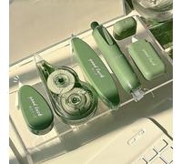 5 Pack Correction Tape Pens, Instant-Dry Correction Pen White for Students, Double Sided TapePens for Schoolwork Homework & Daily Writing Tasks, Glue Tape and White Out, School Stationery Supplies