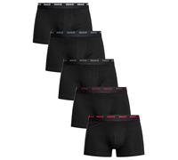 HUGO 5 Pack Cotton Stretch Trunks, Charcoal - XL