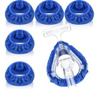 5 Pack CPAP Mask Liners | Reusable Cotton Cushion Covers & Nasal Pad Sleeves Compatible ResMed Philips