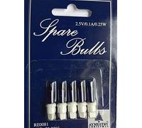5 Pack Dark Blue Push in Christmas Tree Bulbs for Christmas Lights