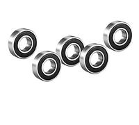 5 Pack Deep Groove Ball Bearing Double Side Rubber Sealed Deep Groove Ball Bearings 10mm x 26mm x 8mm