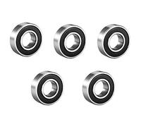 5 Pack Deep Groove Ball Bearing Double Side Rubber Sealed Deep Groove Ball Bearings 10mm x 30mm x 9mm