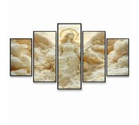 5 Pack Diamond Art Kit Adults, Angel Paint by Numbers for Adults on Diamond, 5D DIY Full Drill Rhinestones Cross Stitch Kits, Abstract Canvas for Painting, Room Decor Gifts for Women 5 Pack GYZH-0617