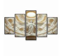 5 Pack Diamond Art Kit Adults, Angel Paint by Numbers for Adults on Diamond, 5D DIY Full Drill Rhinestones Cross Stitch Kits, Architecture Canvas for Painting, Gifts for Women 5 Pack GYZH-0615