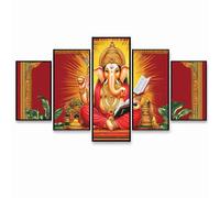 5 Pack Diamond Art Kits Adults （Three Sizes）, Indian Zen Diamond Painting, Full Drill Landscape Paint by Numbers for Adults, Wall Art Gems Paintings for Bedroom Office Room Decor Gifts PZSH-3758