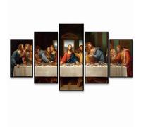 5 Pack Diamond Art Kits Adults （Three Sizes）, The Last Supper Diamond Painting, Full Drill Abstract Paint by Numbers for Adults, Wall Art Gems Paintings for Bedroom Office Room Decor Gifts PZSH-1497