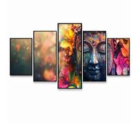 5 Pack Diamond Art Kits Adults （Three Sizes） Zen Diamond Painting, DIY Full Drill Landscape Paint by Numbers for Adults, Wall Art Gems Paintings for Bedroom Office Room Decor Gifts for Women PZSH-2318