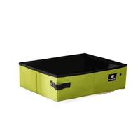 5 Pack Disposable Foldable Travel Litter Box, Waterproof with High Sides, for Cats & Small Dogs, Portable for Camping Trips Vet Visits, Eco-Friendly Cardboard(Green big)