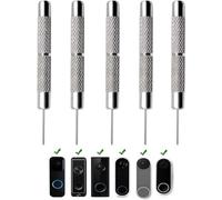 5 Pack Doorbell Removal Pin, Release Key Security Removal Tool Replacement, Remove Video Doorbell from Mount Compatible with Nest Video Doorbell Arlo Video Blink Google Nest Eufy Video Doorbell