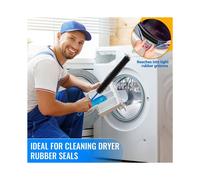 5 Pack Dryer Vent Cleaner Kit, Extra Long Flexible Brushes for Lint, Pet Hair & Dust, Refrigerator Coils