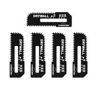 5 Pack Drywall Cutter Saw Blades for Makita - High Carbon Steel Cordless Cut Out Saw Blades - Cuts Drywall up to 1-3/16" Thick - by KP Operating Supply