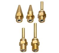 5 Pack Durability Spring Loaded Adhesive Nozzle Anti Leakage Tip for Most Melt for Fine Work Accurate Bonding Tasks Multi Model Compatible Nozzles
