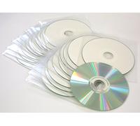 5 Pack DVD-R 4.7GB White Inkjet Printable in Plastic Sleeves