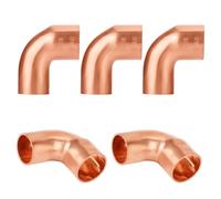 5-Pack EFIELD 1" FTG x 1" Copper Long Radius 90° Street Elbow Copper Fitting