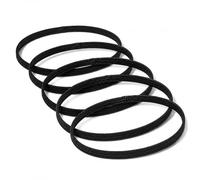 5 Pack Elastic Sports Headbands, Non Slip Thin Sweat Bands, Stretchy Fabric Hair Bands for Running Yoga Tennis Football Gym, Unisex for Men Women