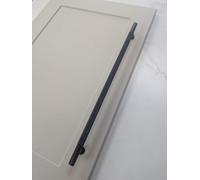 5 Pack Ellis Knurled T-Bar Kitchen Bedroom Door Handle Matt Black 320mm