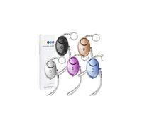 5 Pack Emergency Personal Security Alarm Keychain 140DB with LED Light, Electronic Self-Defense Protection Safety Alarms Super Loud Mini Police Approved Rape Attack Alarms Siren for Women Kids Girls.