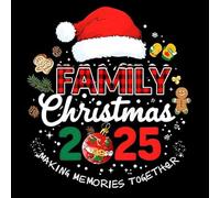 5 Pack Family Christmas Iron-On Transfer, 2025 Holiday Direct to Film Heat Transfer, The Christmas Cousin Crew Heat Transfer Patch, DIY Heat Press Decal for T-Shirts, Sweatshirts, etc