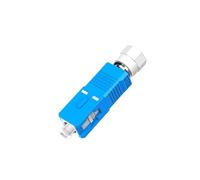 5 Pack FC Male to LC Female Fiber Optic Adapter, Round to Small Square Hybrid Coupler, Single Mode Hybrid Connector for Optical Power Meters & Test Equipment (SC Male to FC Female)