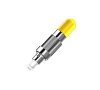 5 Pack FC Male to LC Female Fiber Optic Adapter, Round to Small Square Hybrid Coupler, Single Mode Hybrid Connector for Optical Power Meters & Test Equipment (FC Male to ST Female)