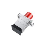 5 Pack FC Male to LC Female Fiber Optic Adapter, Round to Small Square Hybrid Coupler, Single Mode Hybrid Connector for Optical Power Meters & Test Equipment (FC-SC Metal Flange)