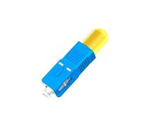 5 Pack FC Male to LC Female Fiber Optic Adapter, Round to Small Square Hybrid Coupler, Single Mode Hybrid Connector for Optical Power Meters & Test Equipment (SC Male to ST Female)