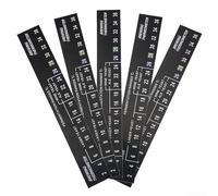 5 Pack Fermentation Temp Sticker with LCD Display for Home Brew Beer Wine Yeast Activity Monitoring 2 to 36 Celsius