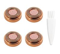 5 Pack Flawless Replacement Heads, Flawless Facial Hair Remover for Women, Rose Gold 19.5mm Ladies Facial Hair Remover, Finishing Touch Flawless Hair Remover