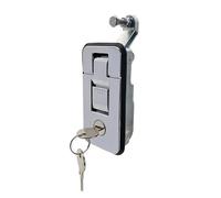 5 Pack Flush Mount Compression Latch with Keys, Zinc Alloy Plated Lock for RV Boat Electrical Industrial Hatch Yacht Door Cabinet Camper Toolbox