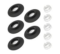 5 Pack Flush Valve Seal & Clip Replacement for Ideal Standard ArmitageShanks SV01967, Black Rubber Seal Kit Compatible with Ideal Standard Toilet Cistern, 71mm Diameter