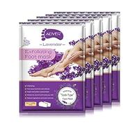5 Pack, Foot Peel Mask Exfoliating Peeling Calluses Dead Skin, Callus Remover Foot Mask, Baby Soft Smooth Touch Feet-Men Women Exfoliating Foot Mask (Lavender)