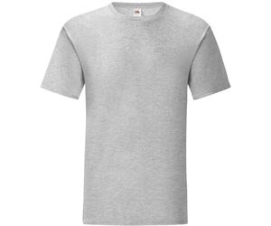 5 Pack Fruit of the Loom Iconic 150 100% Cotton Crew Neck Short Sleeves T-Shirt