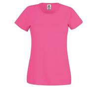 5 Pack Fruit of the Loom Ladies T Shirt Womens Blank Lady Fit Tee Blank T-Shirts