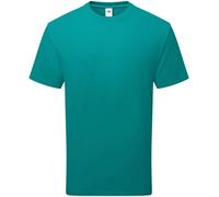 5 Pack Fruit of the Loom Unisex Pure Organic Cotton Short Sleeve Crew Neck Tee