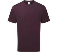 5 Pack Fruit of the Loom Unisex Pure Organic Cotton Short Sleeve Crew Neck Tee