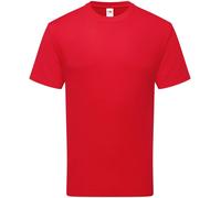 5 Pack Fruit of the Loom Unisex Pure Organic Cotton Short Sleeve Crew Neck Tee