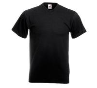 5 Pack Fruit of The Loom Valueweight T-Shirt V Neck Basic Plain V-Neck T Shirts