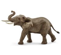 5 Pack - Gray Toy Adult African Elephant, Ages 3 & Up - 14762