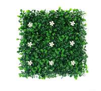 5 Pack Green Plastic Plant Wall Panels for Living Room Bedroom Office Decor Photo Shoot Backdrop Retail Display Garden Party Setup (B)