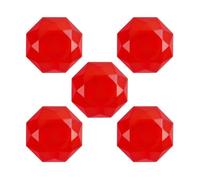 5 Pack Guitar Pedal Caps for Electric Guitar Effect Pedals, 2.44 x 1.2 cm Replacement Footswitch Protectors in White, Blue, Light Purple, Fluorescent Green, Red, Yellow, Black, ABS/PC Material