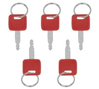 5 Pack H800 Replacement Ignition Keys - Compatible with Heavy Duty Excavators & Construction Equipment (Bobcat, Hitachi, Case, John Deere)